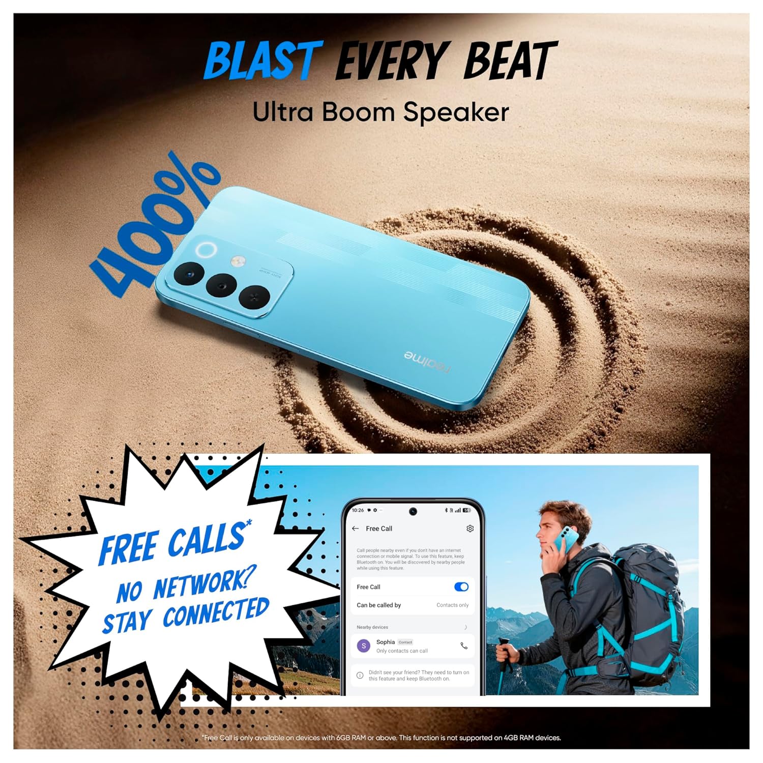 realme NARZO 90x 5G (Nitro Blue, 8GB+128GB)